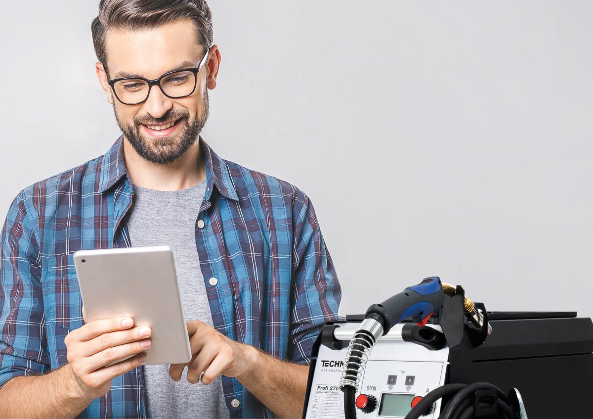 Headerbild Schweißgeräte Registrierung (Mobil)